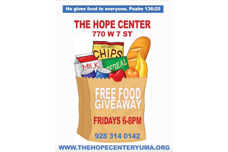 Free Food Giveaway The Hope Center